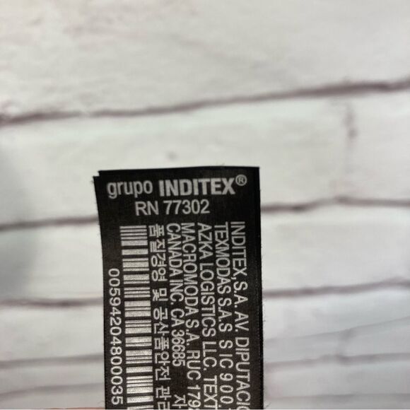 Zara Accessories Bodysuit Plunging V Neck Top Size M Black Orange Floral Turtle - Picture 14 of 16